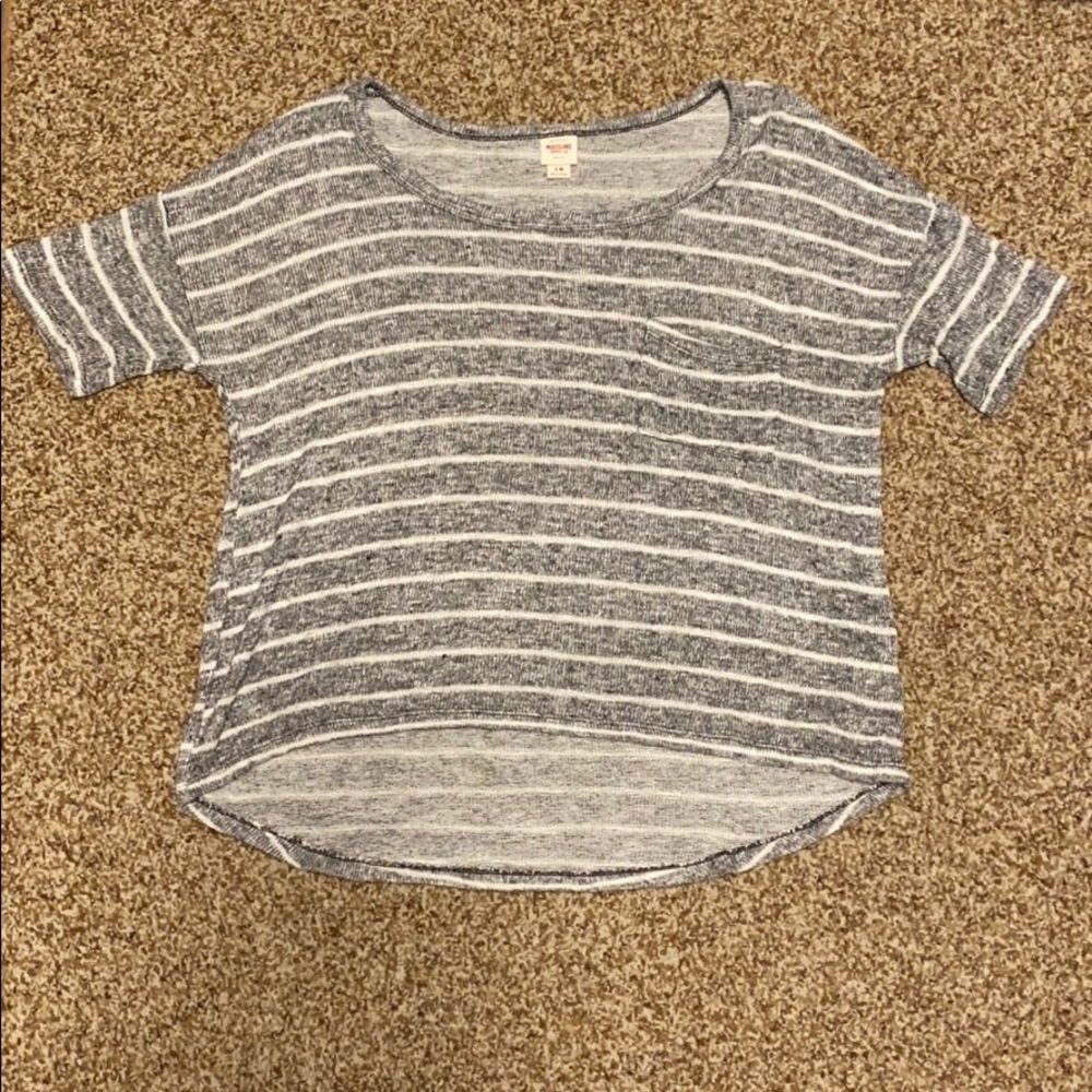 Striped knit top